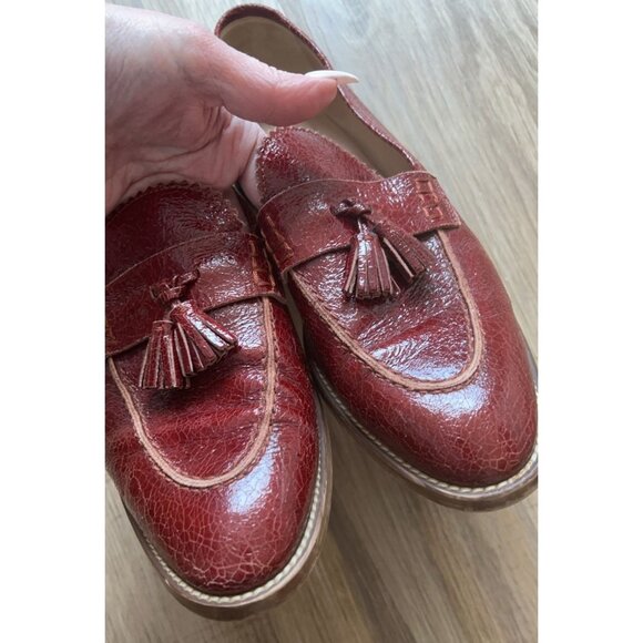 J.‎ Crew crackled Biella Loafer with tassels size 9.5 - Picture 3 of 6
